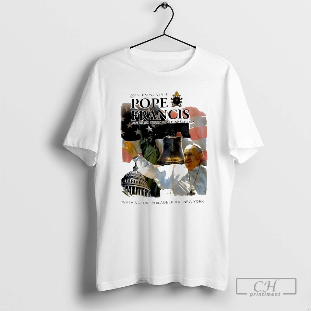 Premium 2015 Papal Visit Pope Francis United States Of America Shirt Sweater Hoodie, Sweatshirt | PopFlextees.com