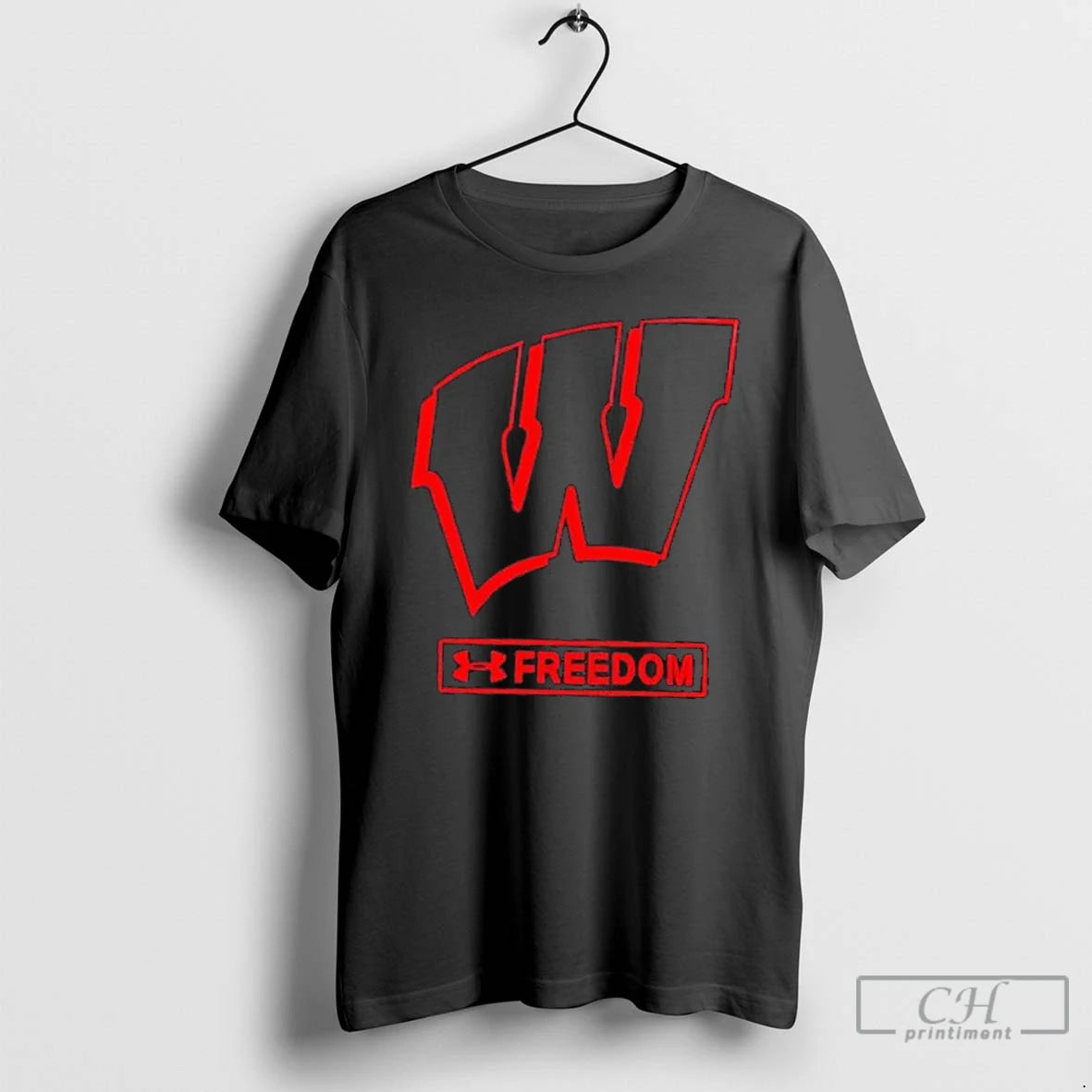 Premium 2025 Freedom Wisconsin Badgers Football Mascot Coach Luke Fickell T-Shirts, Hoodie, Sweatshirt | PopFlextees.com