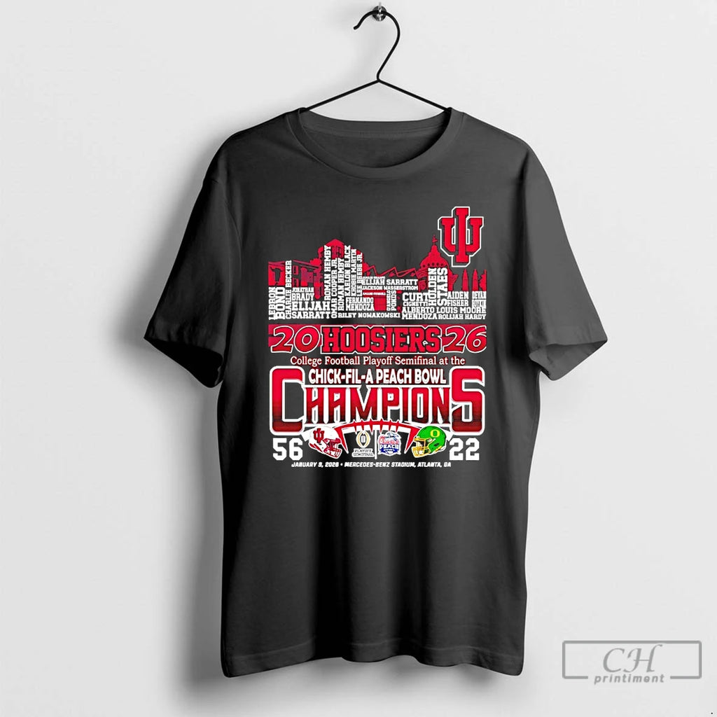 Premium 2026 College Football Playoff Semifinal At The Chick Fil A Peach Bowl Champions Indiana T-Shirts, Hoodie, Sweatshirt