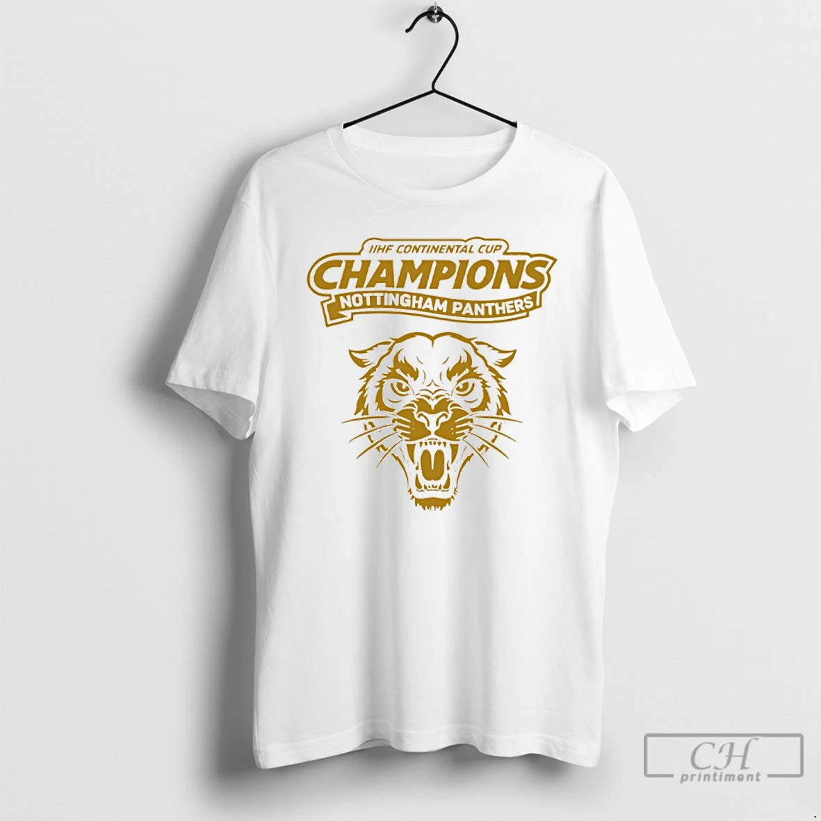 Premium 2026 Iihf Continental Cup Champions Nottingham Panthers Mascot T-Shirts, Hoodie, Sweatshirt | PopFlextees.com
