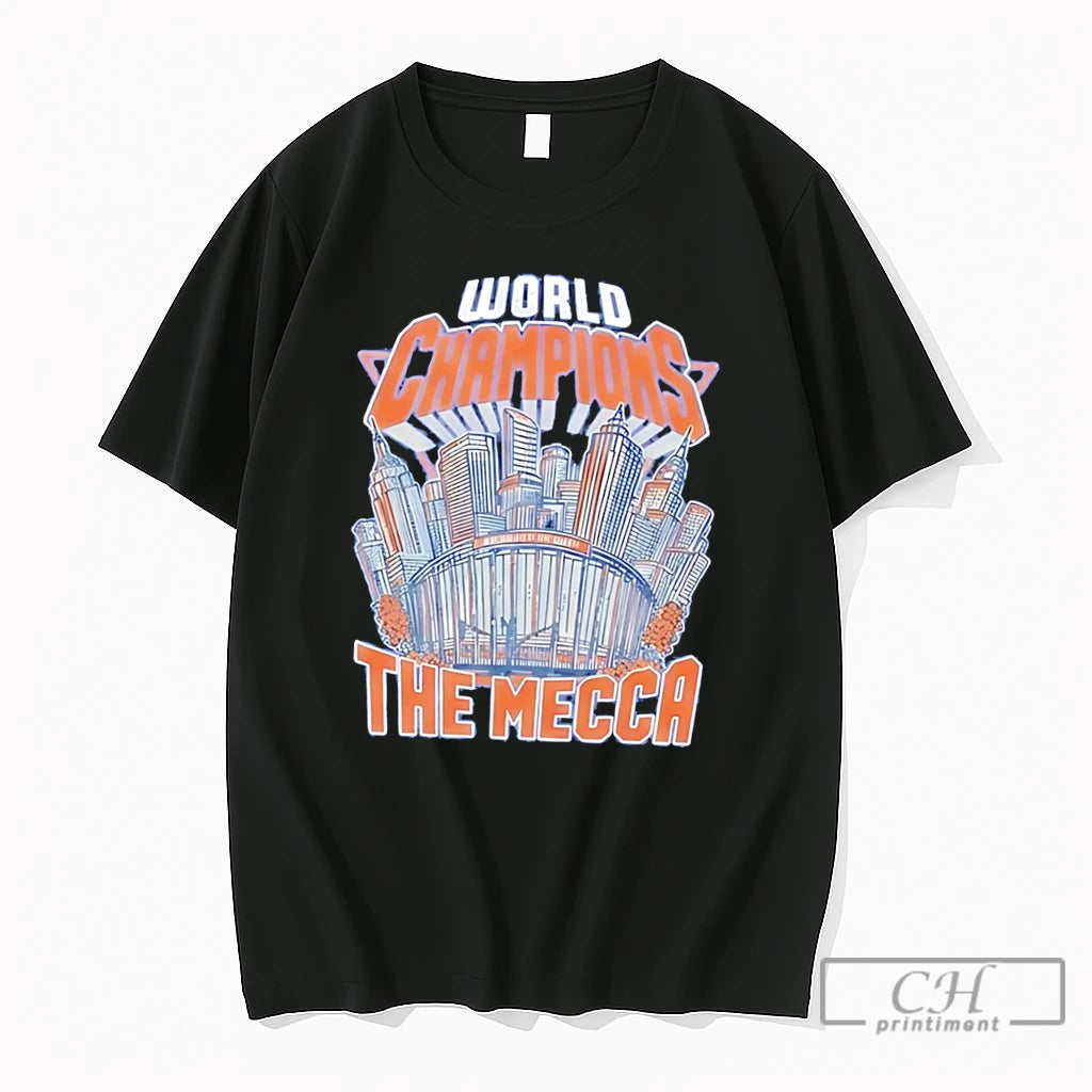 Premium 2026 Knicks World Champions The Mecca Tee