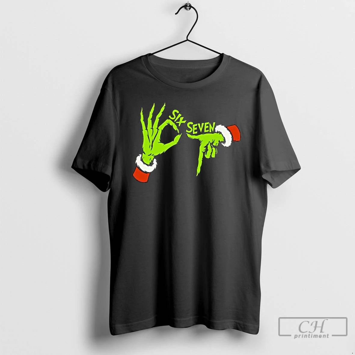 Premium 67 Grinch Hands Christmas T-Shirts, Hoodie, Sweatshirt | PopFlextees.com