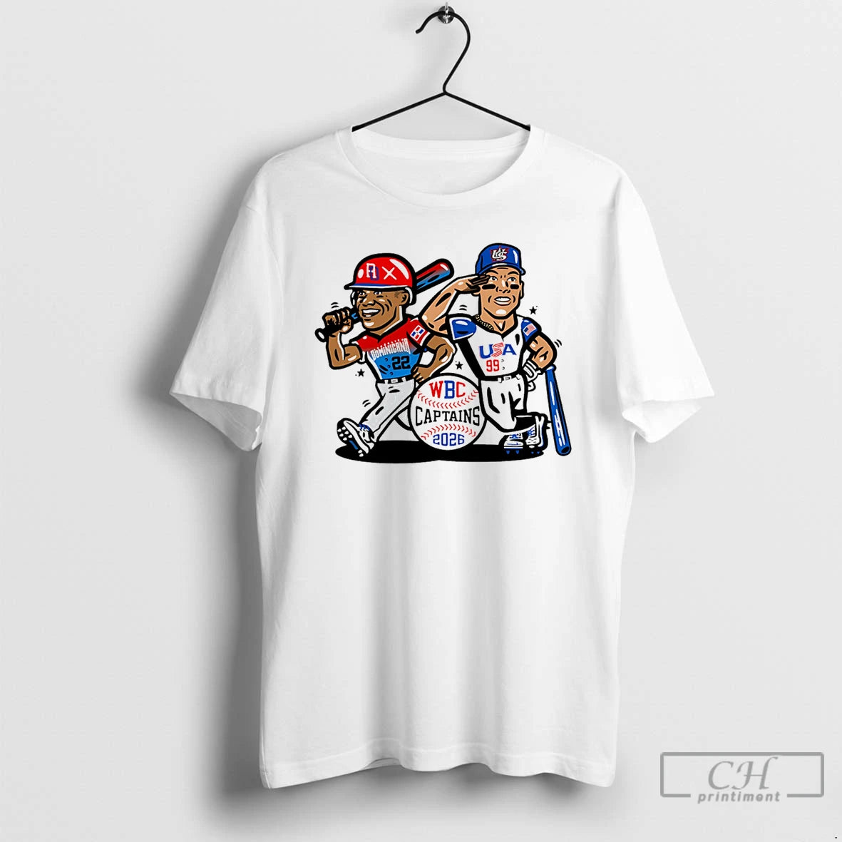 Premium Aaron Judge And Juan Jose Soto Wbc Captain 2026 T-Shirts, Hoodie, Sweatshirt | PopFlextees.com