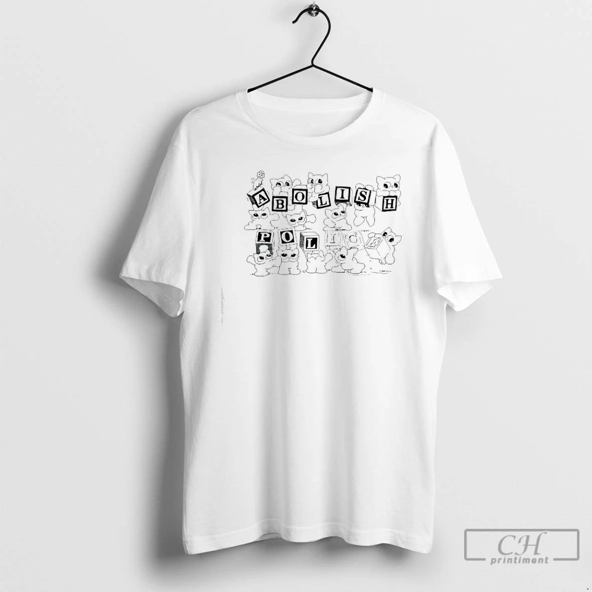 Premium Abolish Police Ice Cats Spelling Out T-Shirts, Hoodie, Sweatshirt | PopFlextees.com