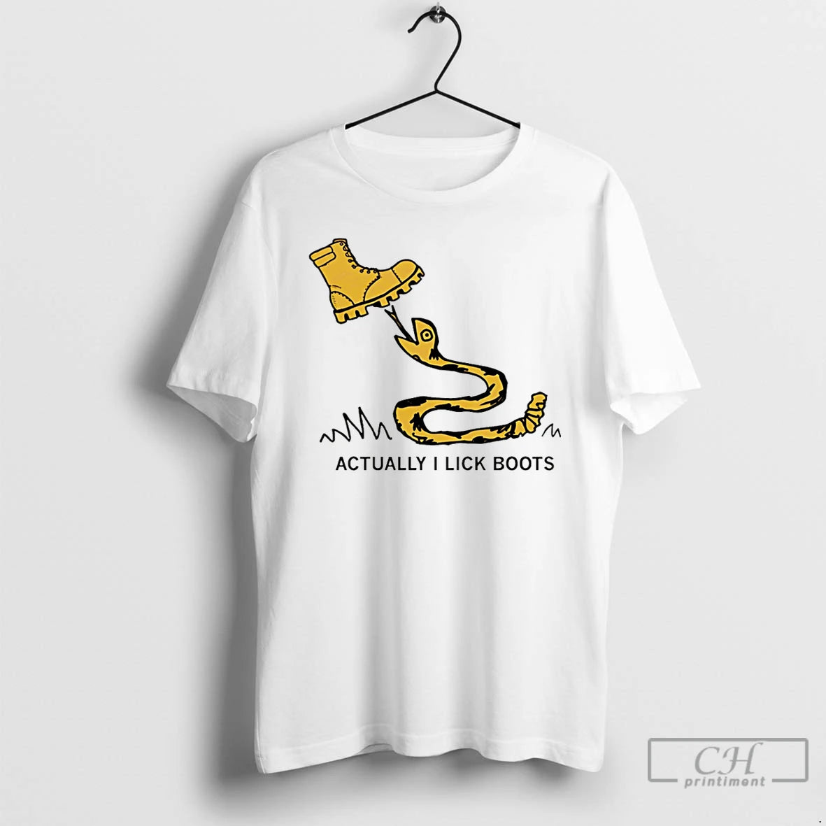Premium Actually I Lick Boots The Feds T-Shirts, Hoodie, Sweatshirt | PopFlextees.com