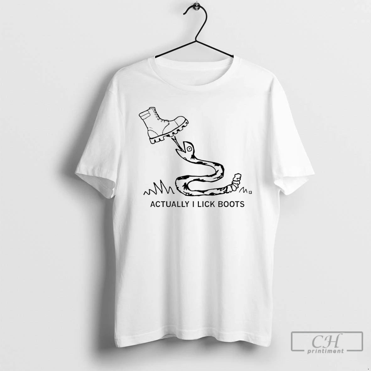 Premium Actually I Lick Boots T-Shirts, Hoodie, Sweatshirt | PopFlextees.com