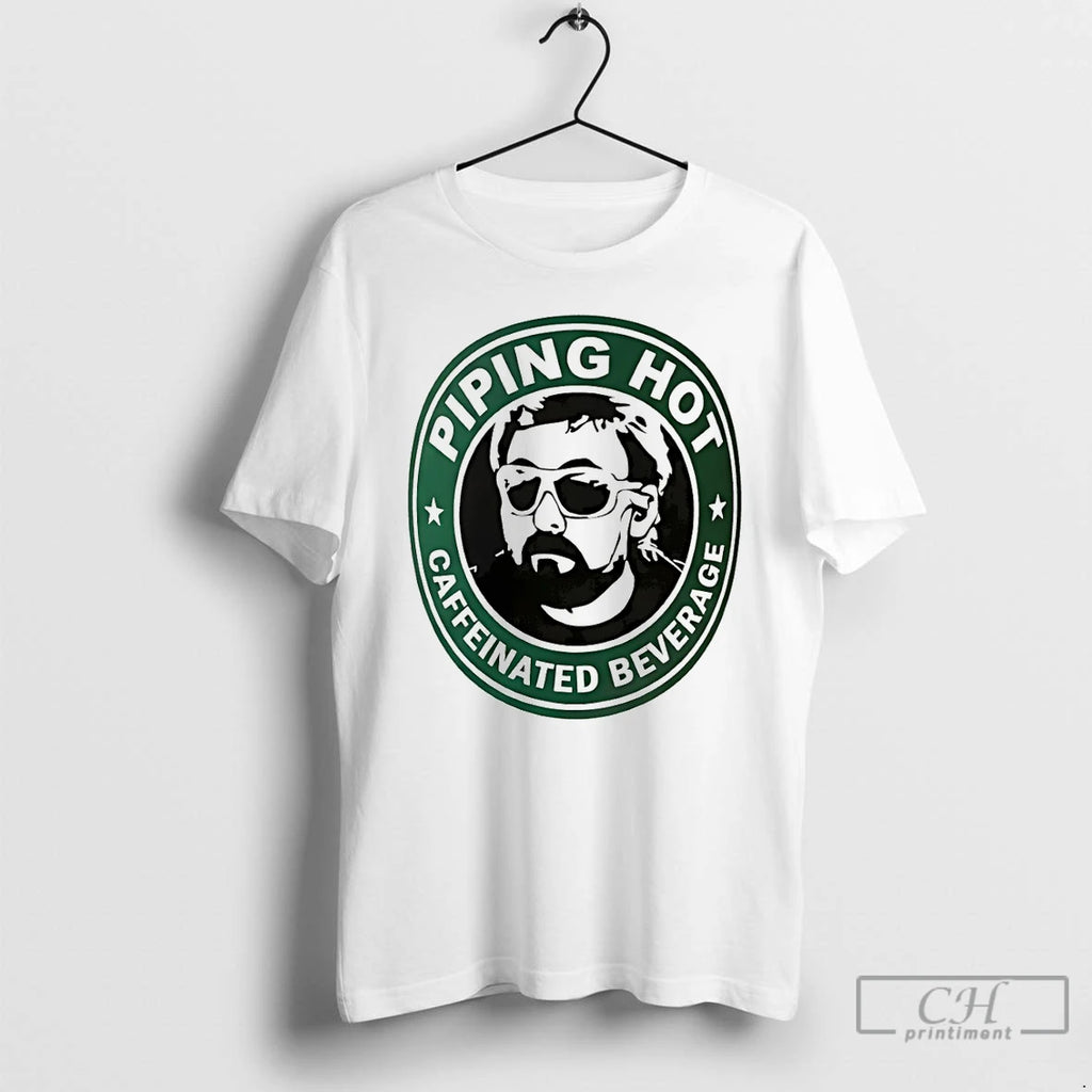 Premium Adam The Woo Piping Hot Caffeinated Beverage T-Shirts, Hoodie, Sweatshirt | PopFlextees.com