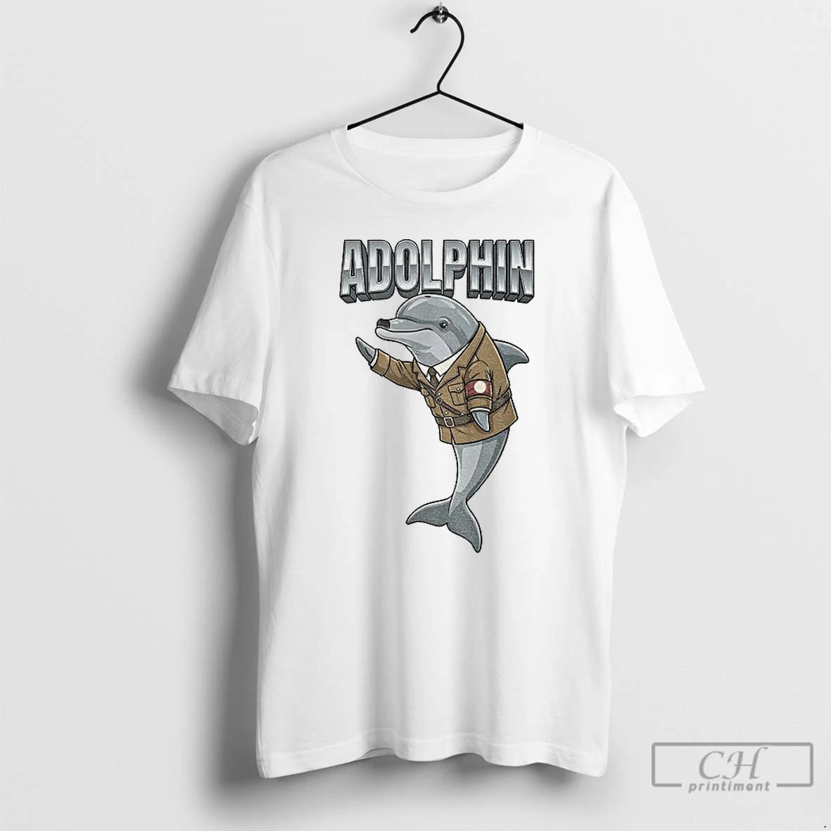 Premium Adolphin Dolphin X Adolf Hitler Funny Meme T-Shirts, Hoodie, Sweatshirt | PopFlextees.com