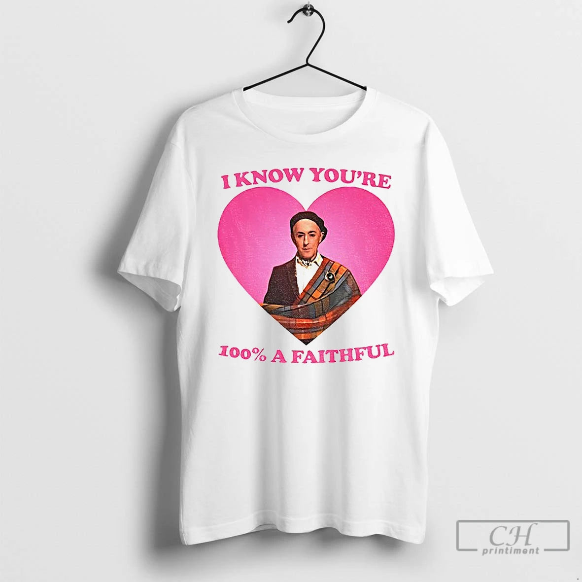Premium Alan Cumming Murrrder Pink Heart I Know Youre 100 A Faithful The Traitors Tv T-Shirts, Hoodie, Sweatshirt