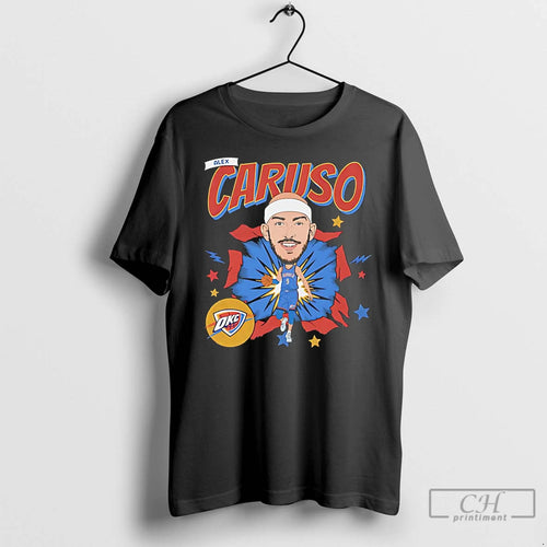 Premium Alex Caruso Oklahoma City Thunder Basketball Player Caricature T-Shirts, Hoodie, Sweatshirt | PopFlextees.com
