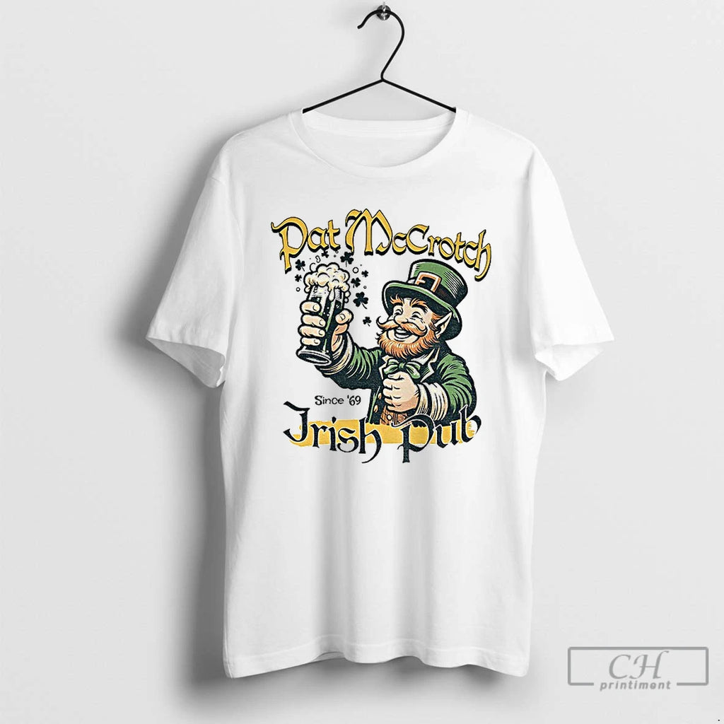 Premium Alien Pat Mccrotch Irish Pub St Patricks Day Since 69 T-Shirts, Hoodie, Sweatshirt | PopFlextees.com