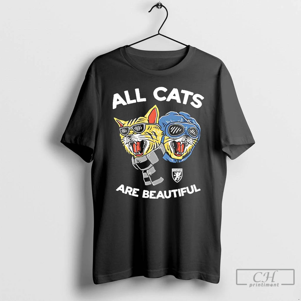 Premium All Cats Pgwear Are Beautiful Graphic T-Shirts, Hoodie, Sweatshirt | PopFlextees.com
