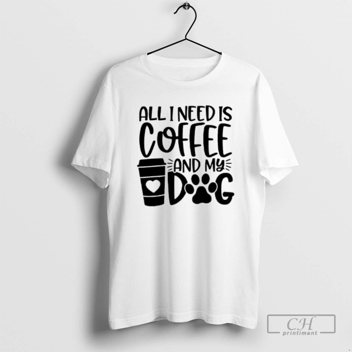Premium All I Need Is Coffee And My Dog Shirt Sweater Hoodie, Sweatshirt | PopFlextees.com