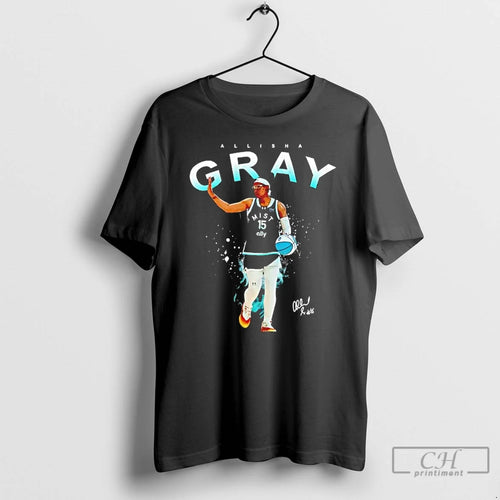 Premium Allisha Gray Unrivaled Basketball Signature T-Shirts, Hoodie, Sweatshirt | PopFlextees.com