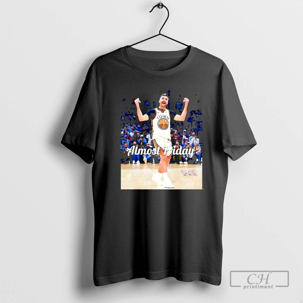 Premium Almost Friday Pat Spencer Golden State Warriors Christmas Shirt Sweater Hoodie, Sweatshirt | PopFlextees.com