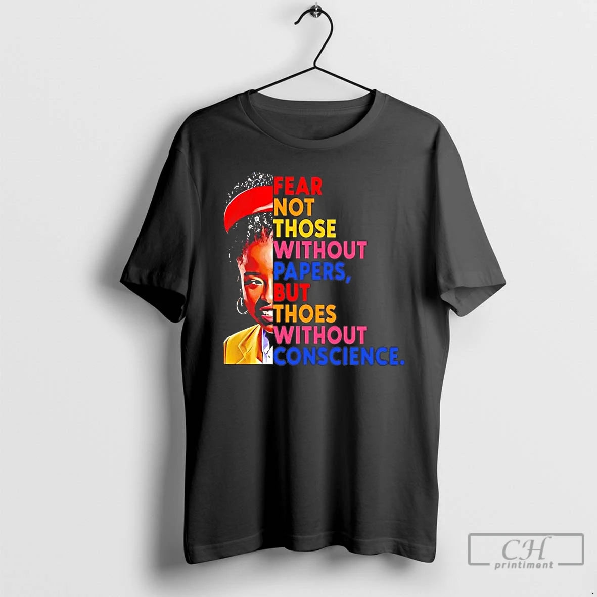 Amanda Gorman Fear Not Those Without Papers But Thoes Without Conscience T-Shirts, Hoodie, Sweatshirt