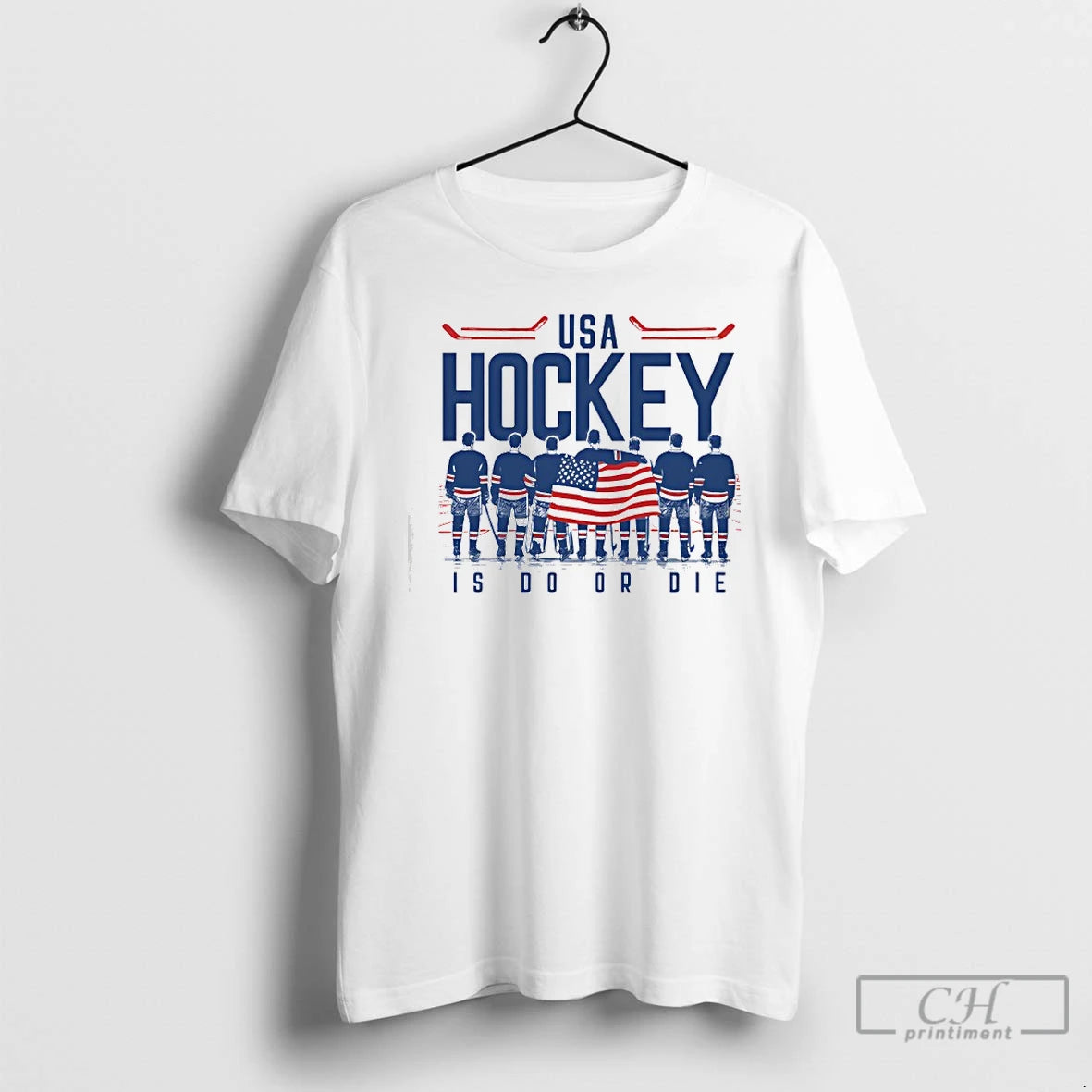 Premium America Usa Hockey Is Do Or Die Players Flag T-Shirts, Hoodie, Sweatshirt | PopFlextees.com