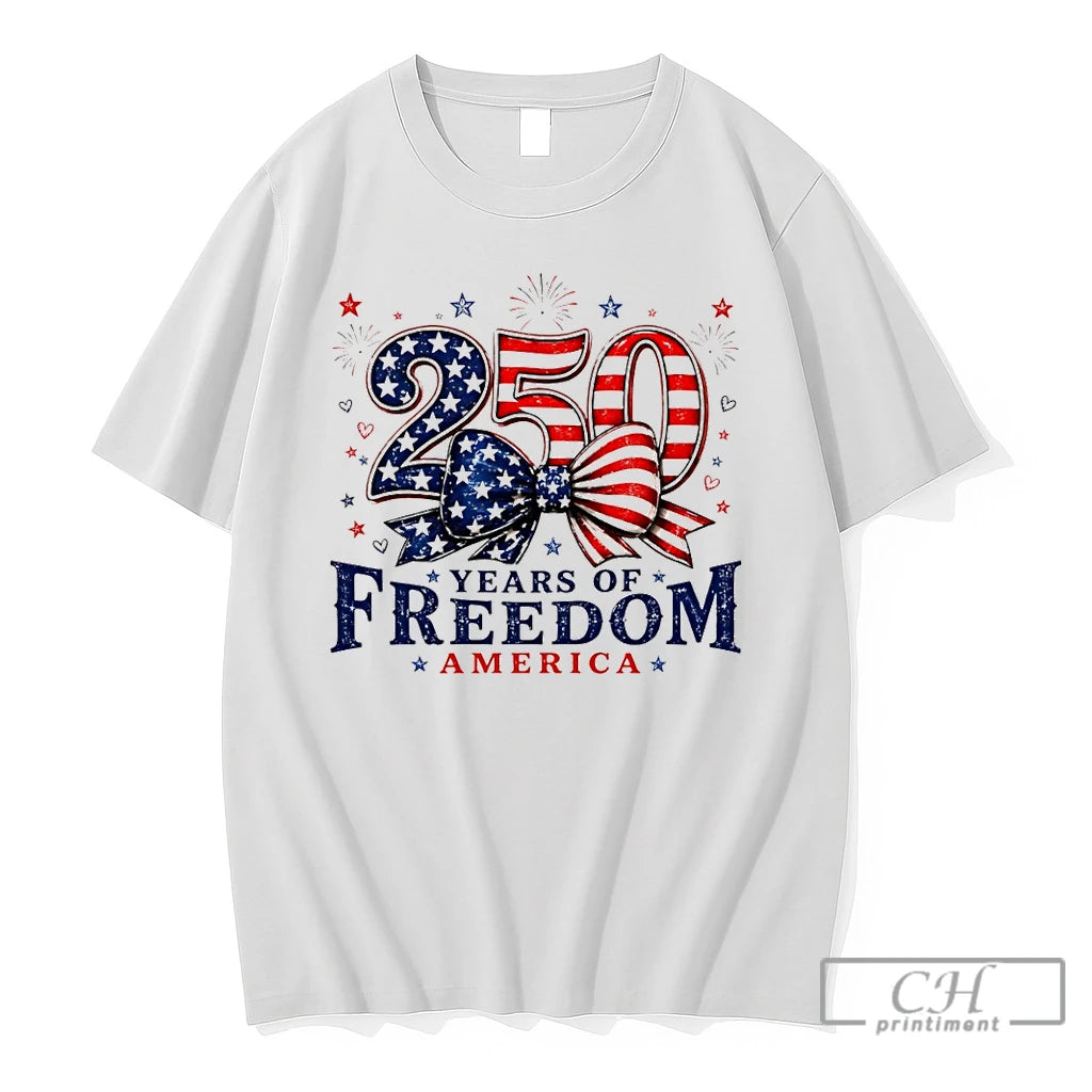 Premium American Patriotic Celebration 250 Years Of Freedom America 4th Of July T Shirts Sweater