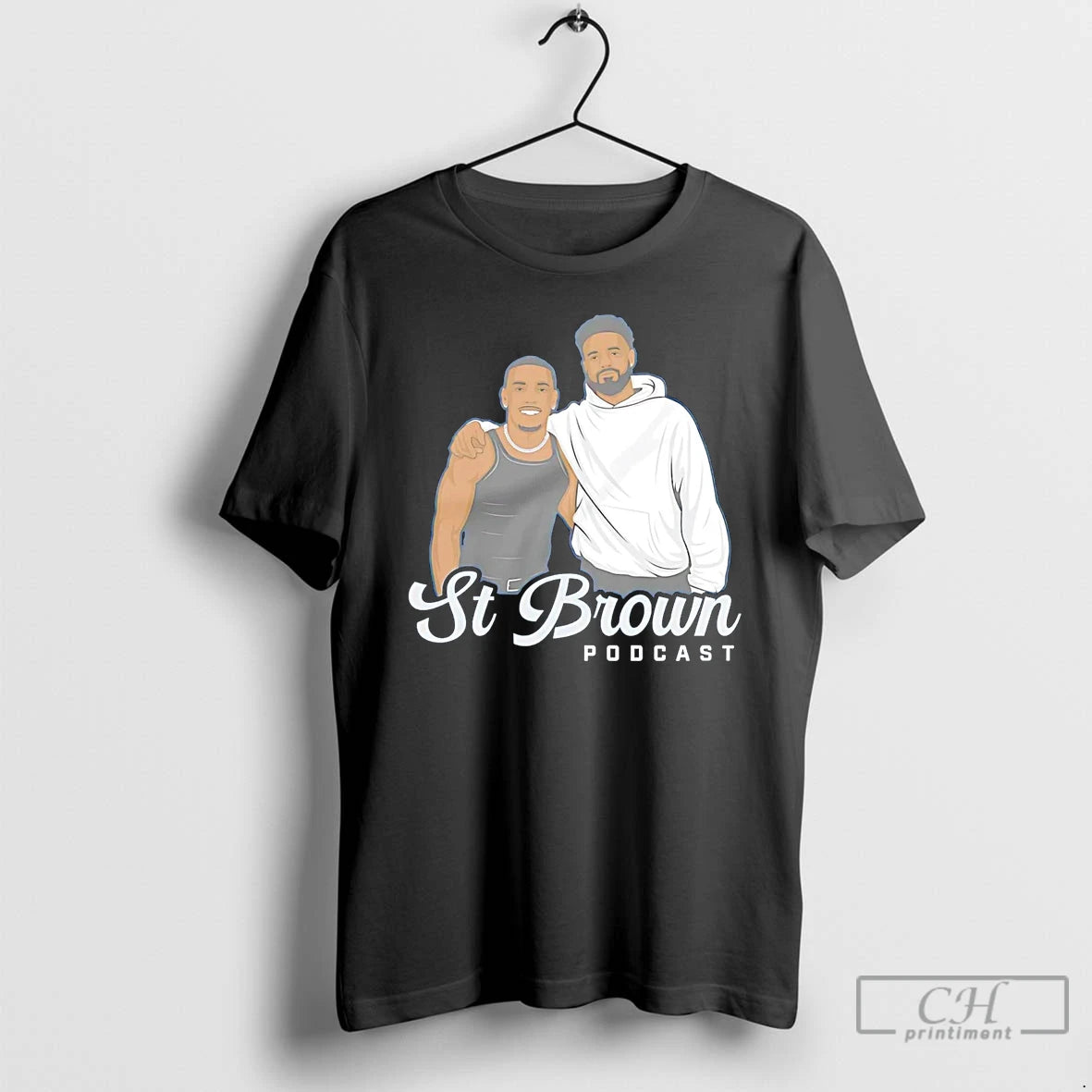 Premium Amon Ra And Equanimeous St Brown Podcast T-Shirts, Hoodie, Sweatshirt | PopFlextees.com