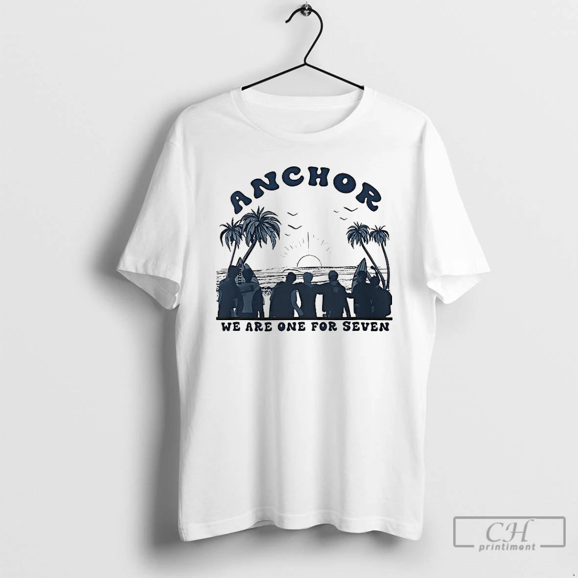 Premium Anchor We Are One For Seven T-Shirts, Hoodie, Sweatshirt | PopFlextees.com