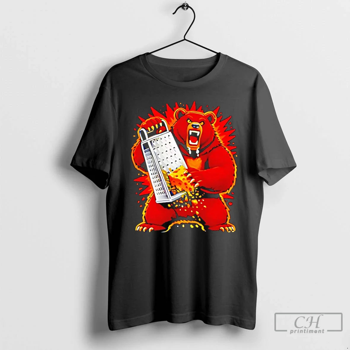 Angry Bear Grating Cheese Grater Hater T-Shirts, Hoodie, Sweatshirt