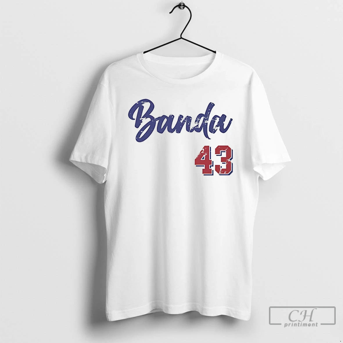 Premium Anthony Banda 43 Los Angeles Dodgers Number And Name Script T-Shirts, Hoodie, Sweatshirt | PopFlextees.com