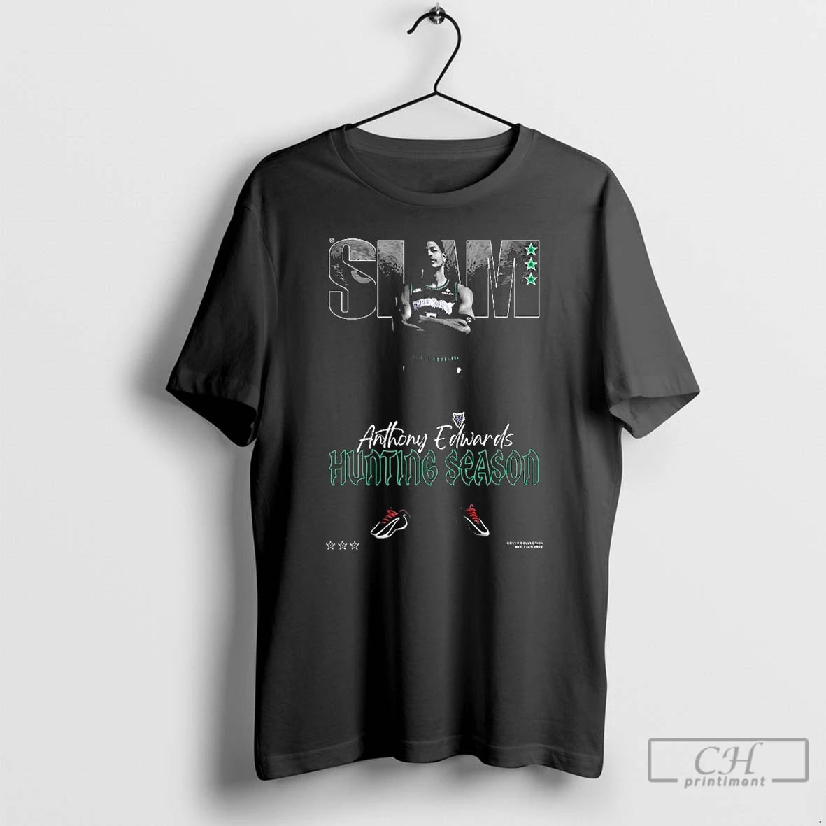 Premium Anthony Edwards Minnesota Timberwolves Slam Cover T-Shirts, Hoodie, Sweatshirt | PopFlextees.com