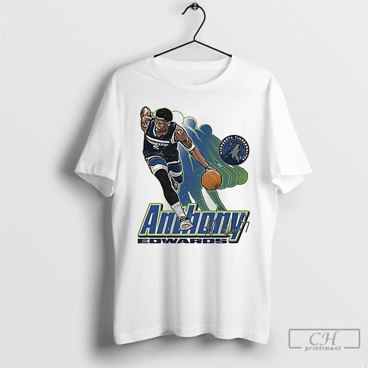 Premium Anthony Edwards Minnesota Timberwolves Player Signature Retro T-Shirts, Hoodie, Sweatshirt | PopFlextees.com