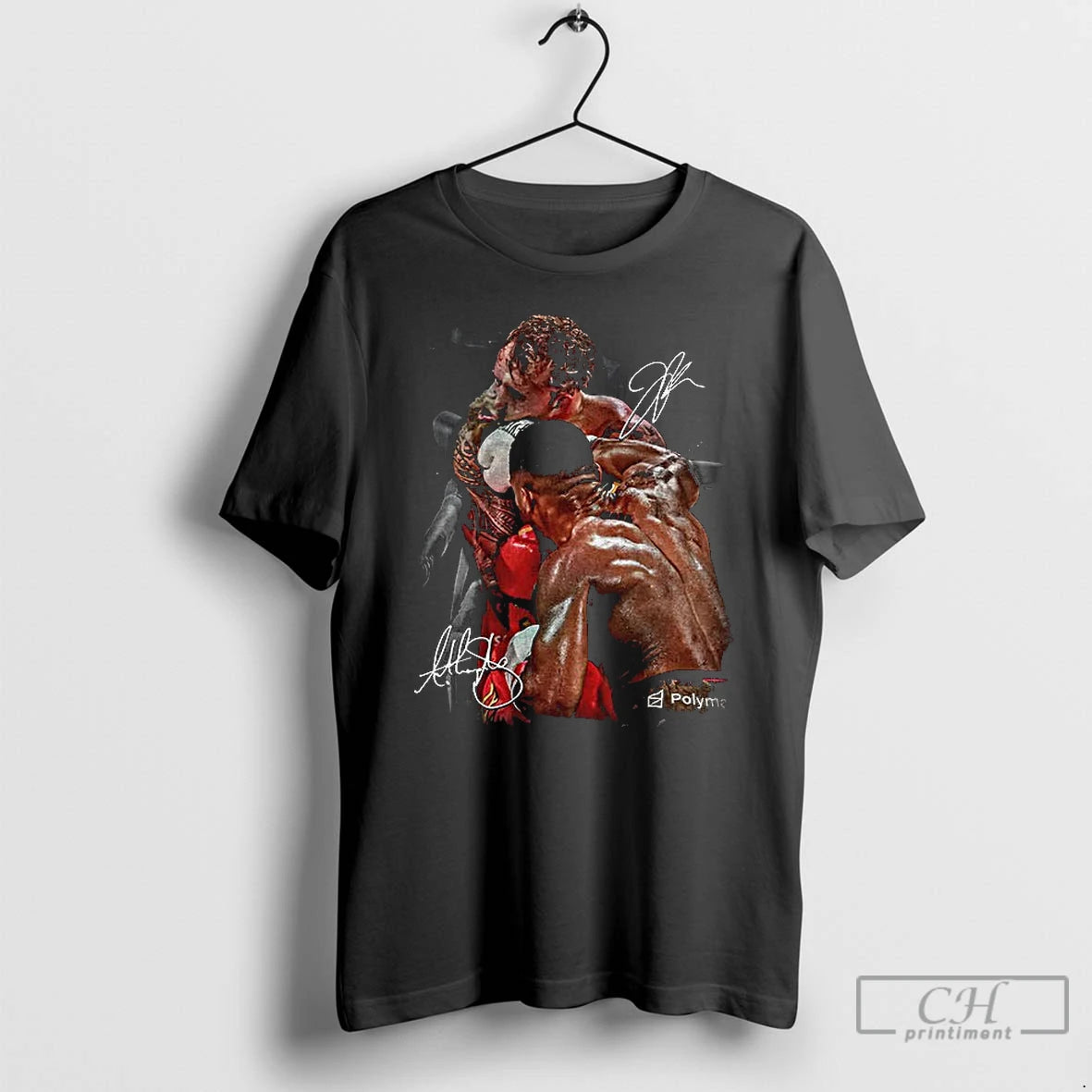 Premium Anthony Joshua Ko Jake Paul Signature Iconic Moment T-Shirts, Hoodie, Sweatshirt | PopFlextees.com
