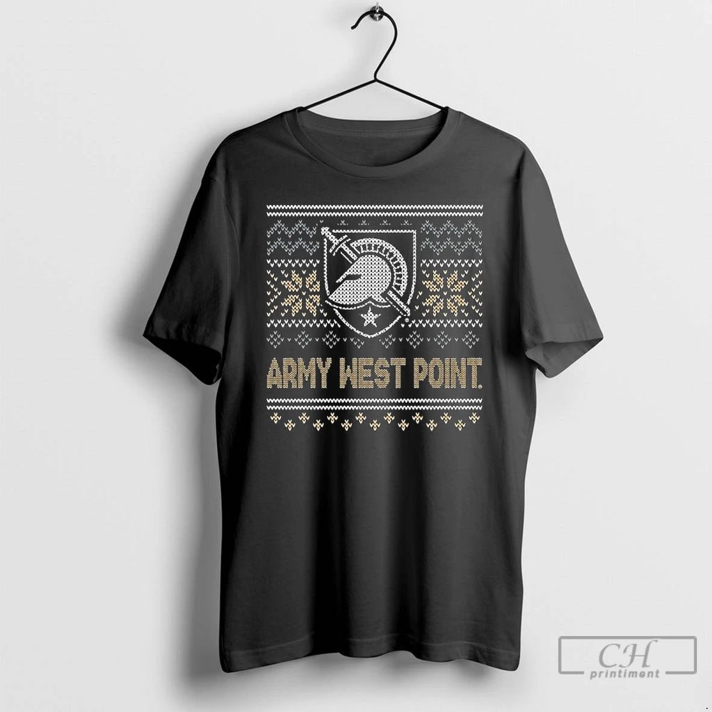 Premium Army Black Knights Holiday Ugly Christmas T-Shirts, Hoodie, Sweatshirt | PopFlextees.com