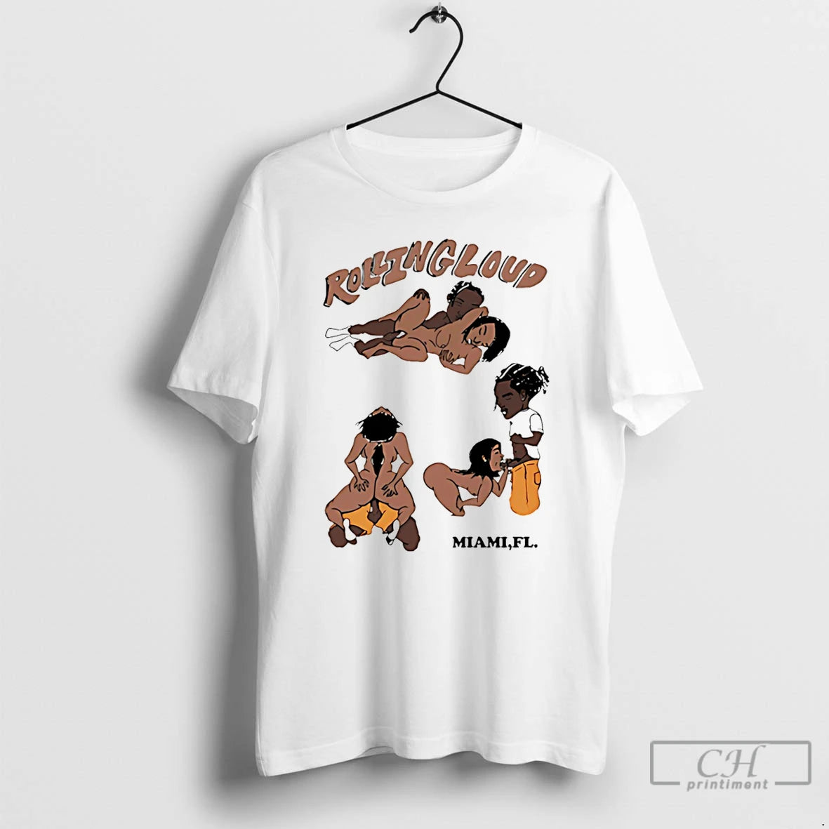 Premium Asap Rocky Rolling Loud Miami Fl T-Shirts, Hoodie, Sweatshirt | PopFlextees.com