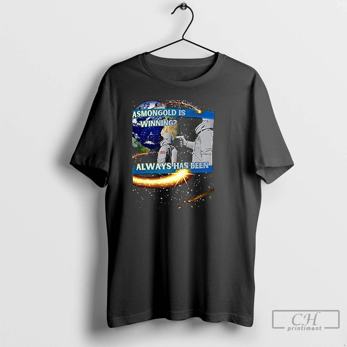 Premium Astronaut Meme Always Has Been T-Shirts, Hoodie, Sweatshirt | PopFlextees.com
