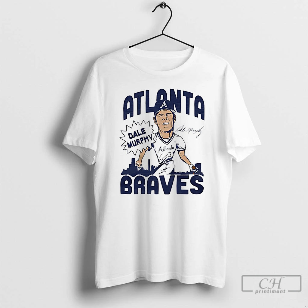 Atlanta Braves Dale Murphy Swing Caricature T-Shirts, Hoodie, Sweatshirt