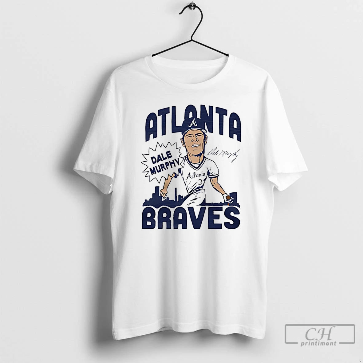 Atlanta Braves Dale Murphy Swing Caricature T-Shirts, Hoodie, Sweatshirt