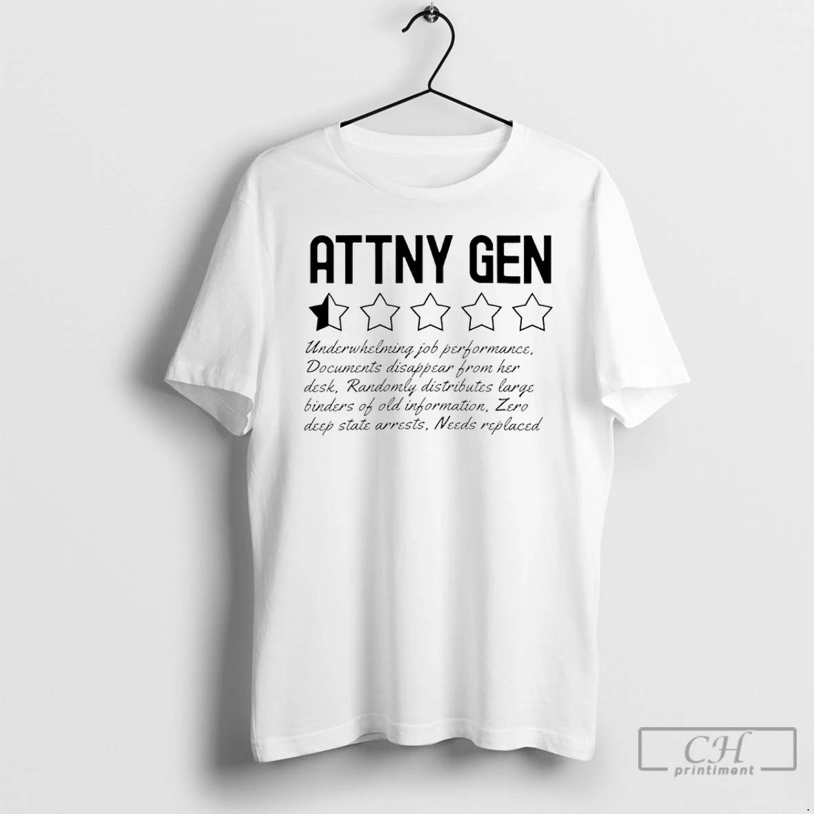 Premium Attorney General Half Star Rating T-Shirts, Hoodie, Sweatshirt | PopFlextees.com