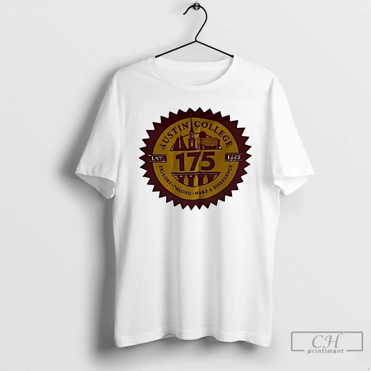 Premium Austin College Explore Belong Make A Difference Est 1849 T-Shirts, Hoodie, Sweatshirt | PopFlextees.com