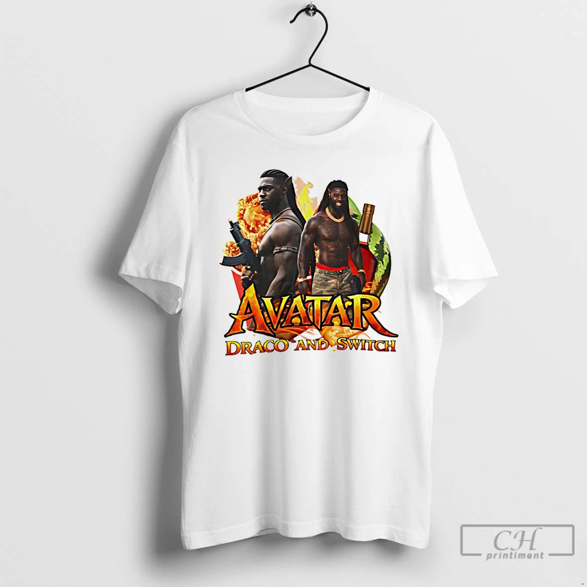 Premium Avatar Draco And Switch Black Man T-Shirts, Hoodie, Sweatshirt | PopFlextees.com
