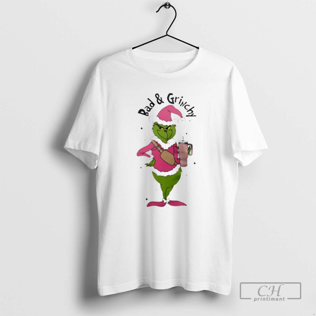 Premium Awesome Bad And Grinchy Xmas Shirt Sweater Hoodie, Sweatshirt | PopFlextees.com