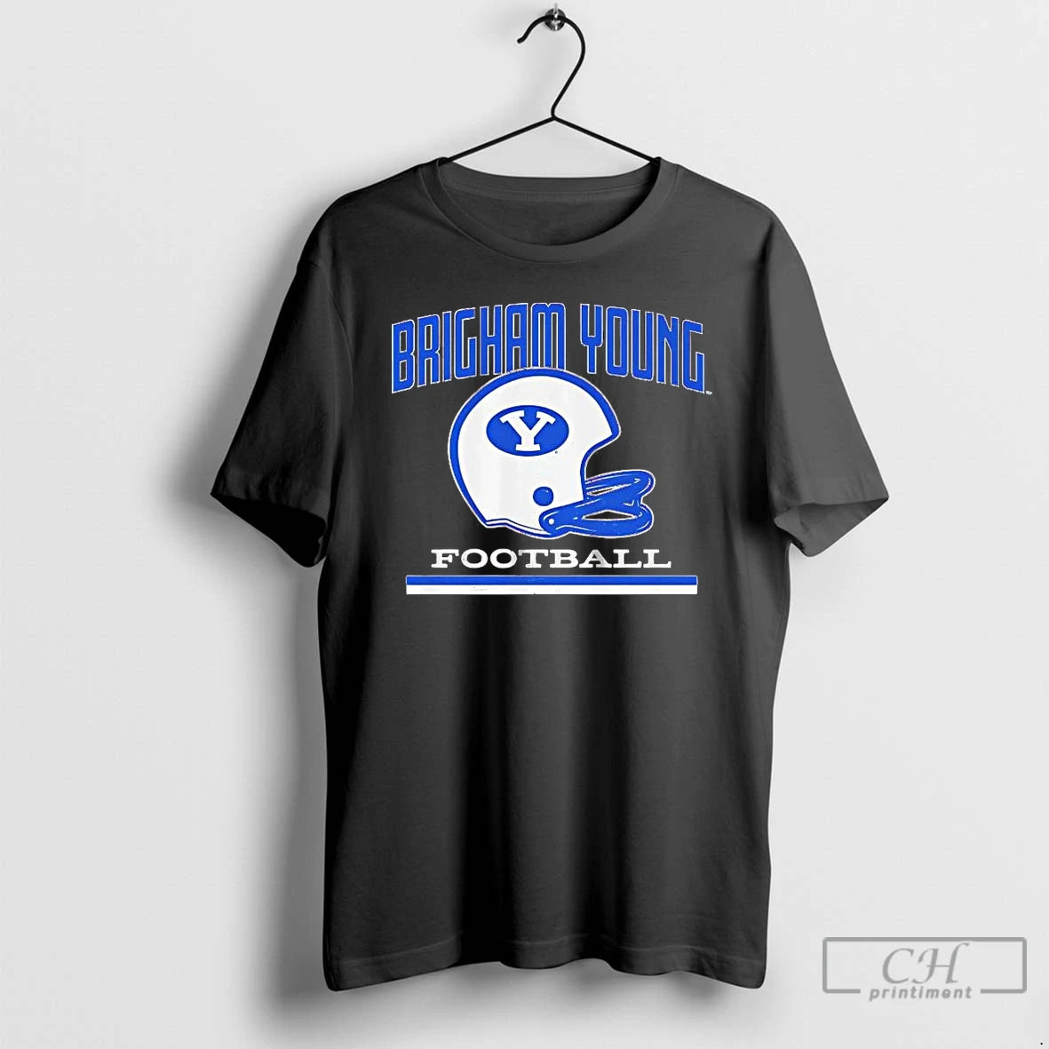 Premium Byu Cougars Football Vintage Helmet T-Shirts, Hoodie, Sweatshirt | PopFlextees.com