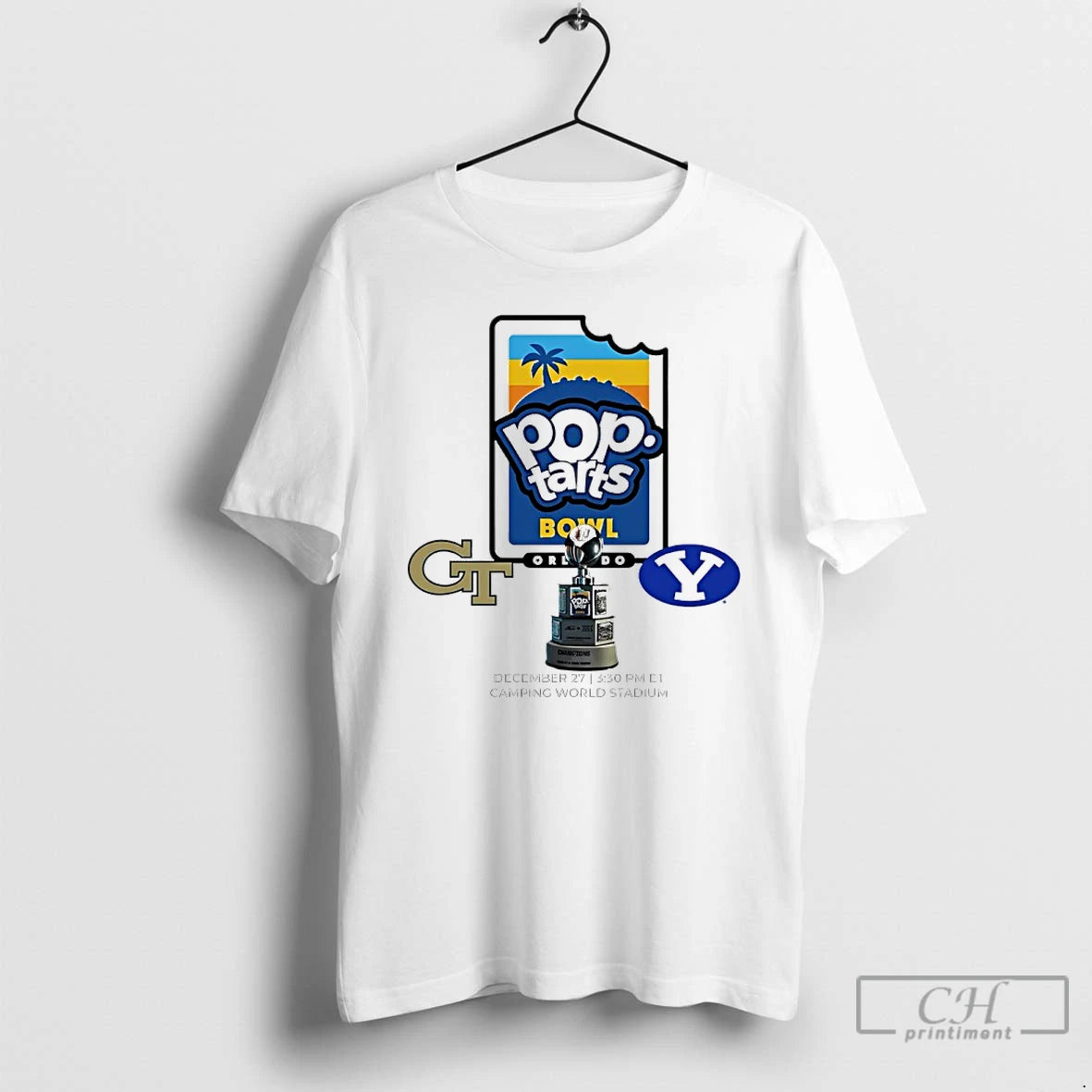Premium Byu Cougars Vs Georgia Tech Yellow Jackets 2025 Pop Tarts Bowl T Shirts Sweater Hoodie, Sweatshirt | PopFlextees.com