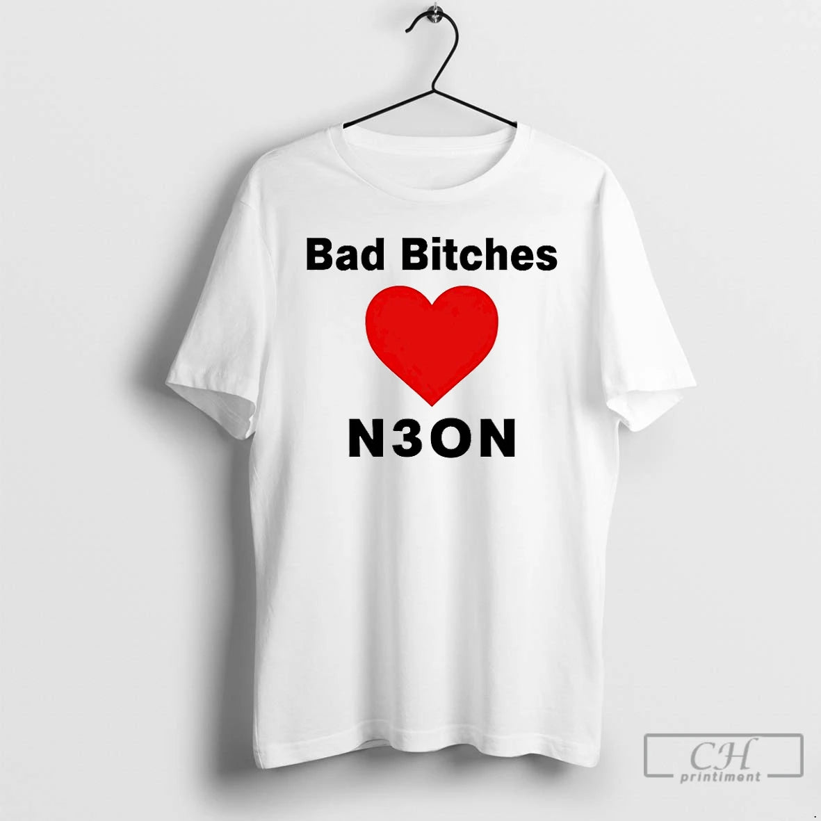 Premium Bad Bitches Love Neon T-Shirts, Hoodie, Sweatshirt | PopFlextees.com