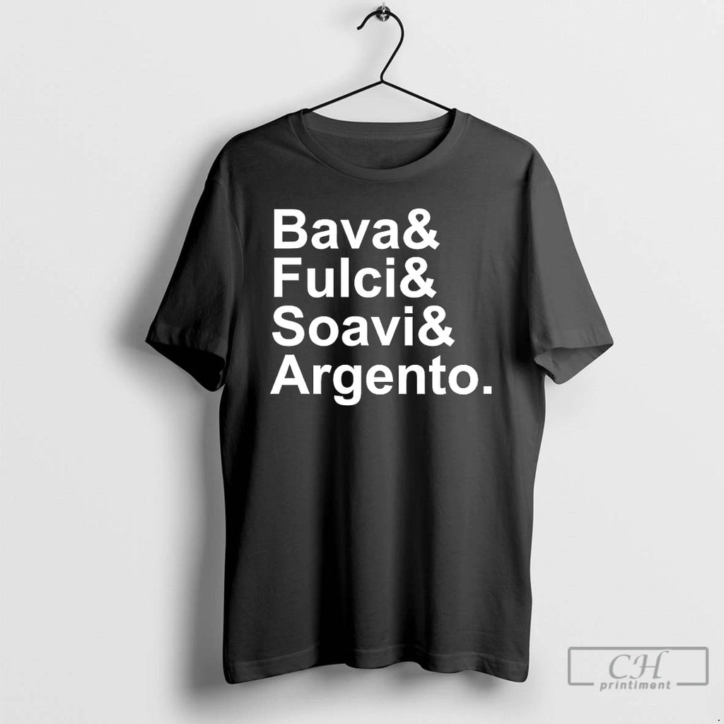 Premium Bava Fulci Soavi Argento T-Shirts, Hoodie, Sweatshirt | PopFlextees.com