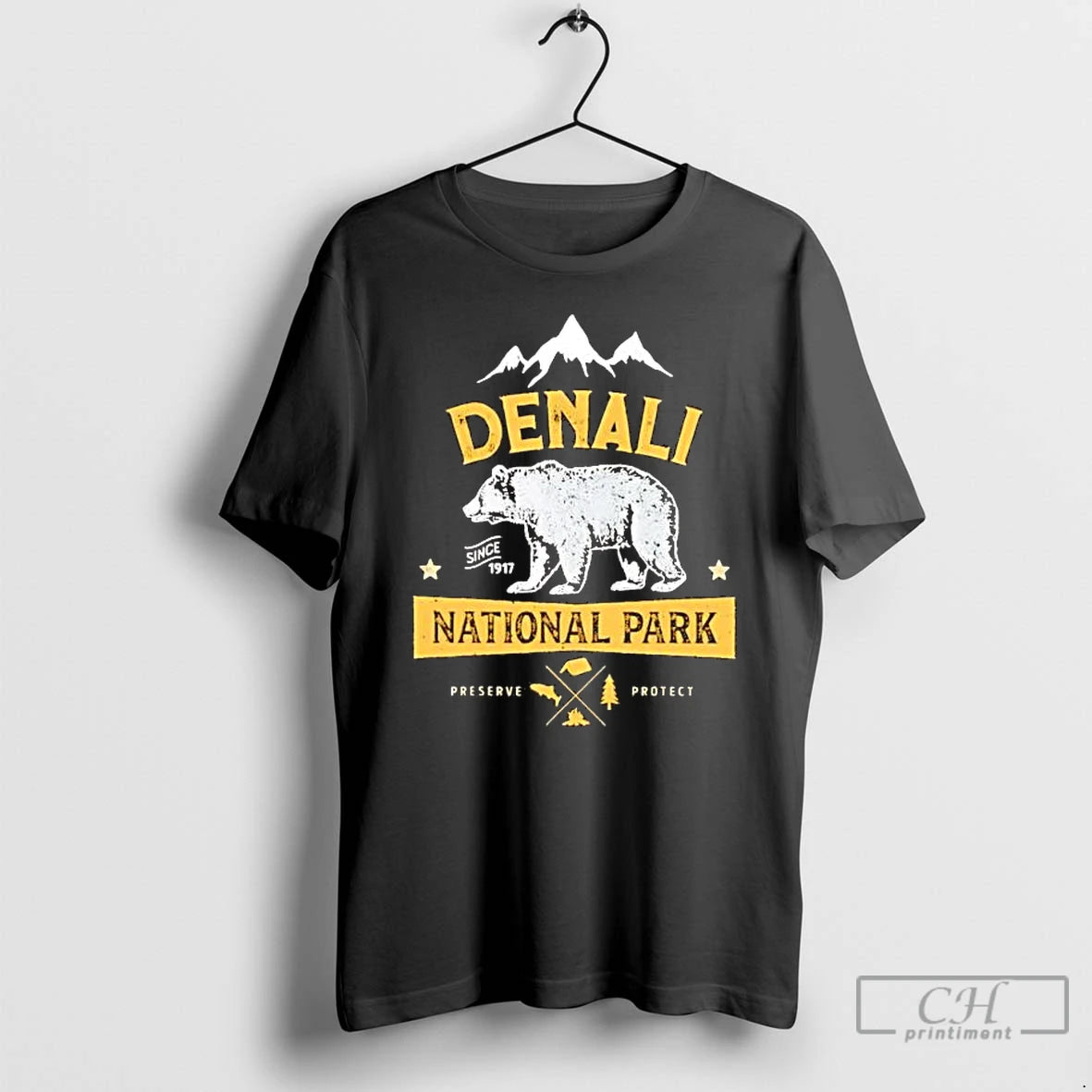 Premium Bear Denali National Park Preserve Protect T-Shirts, Hoodie, Sweatshirt | PopFlextees.com