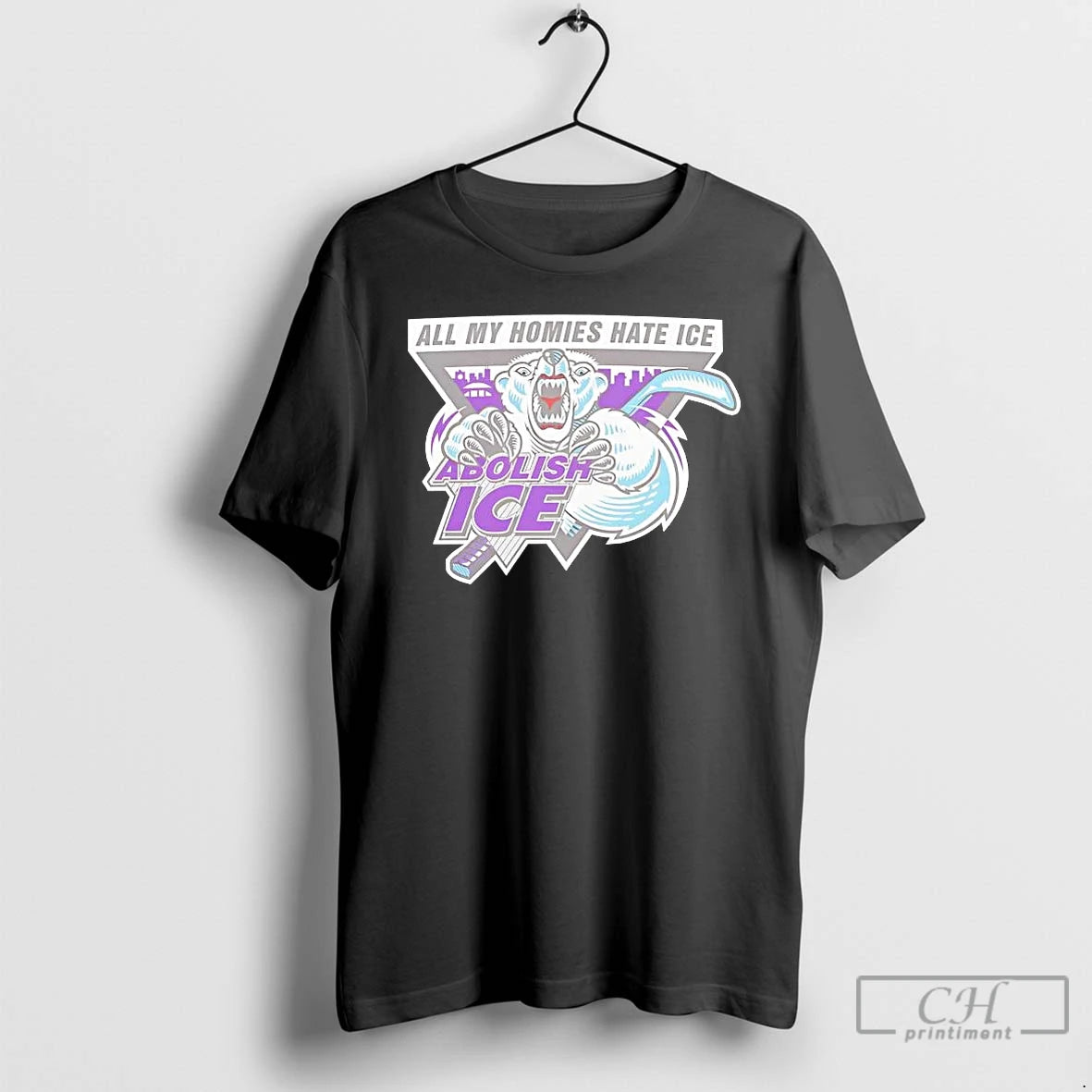 Premium Bear Abolish Ice All My Homies Hate Ice T-Shirts, Hoodie, Sweatshirt | PopFlextees.com