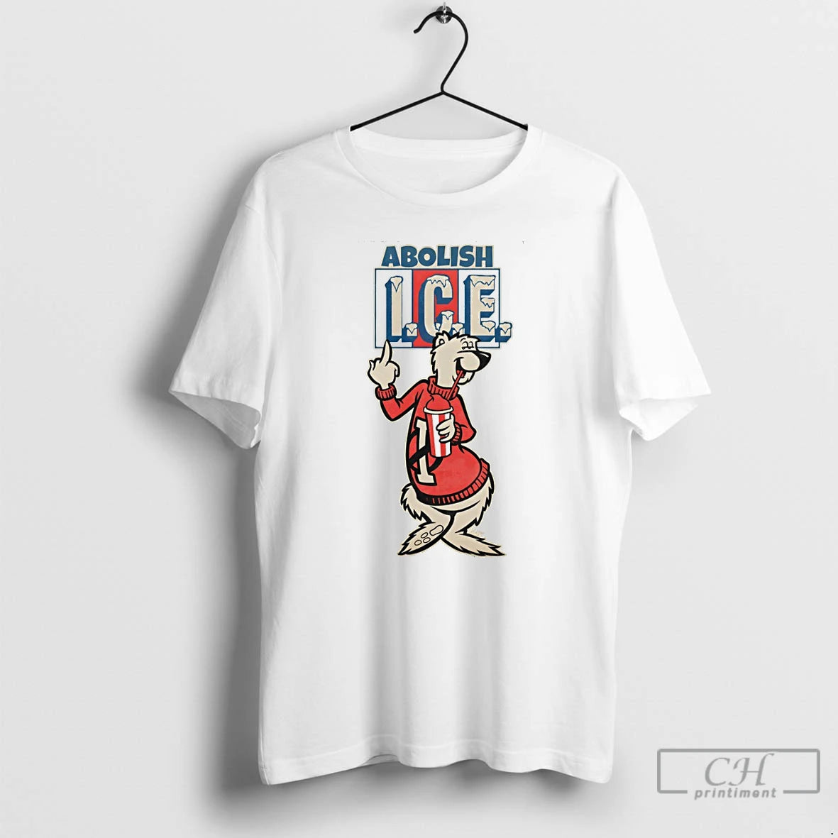 Premium Bears Middle Finger Abolish Ice Vintage T-Shirts, Hoodie, Sweatshirt | PopFlextees.com