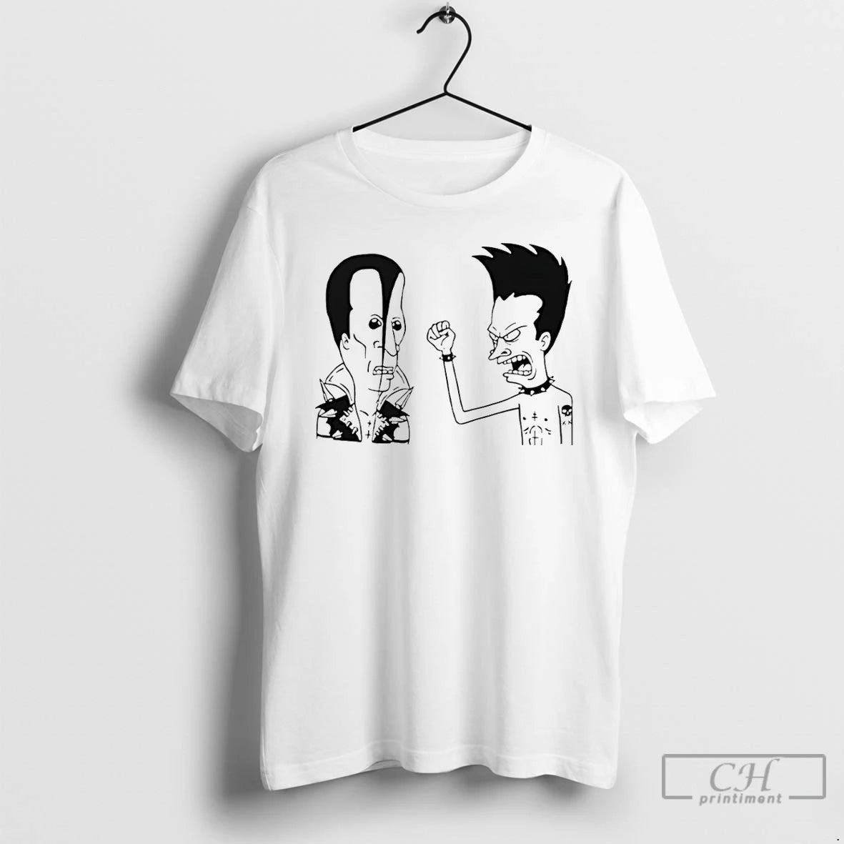 Premium Beavis And Butthead Misfits Paint T-Shirts, Hoodie, Sweatshirt | PopFlextees.com