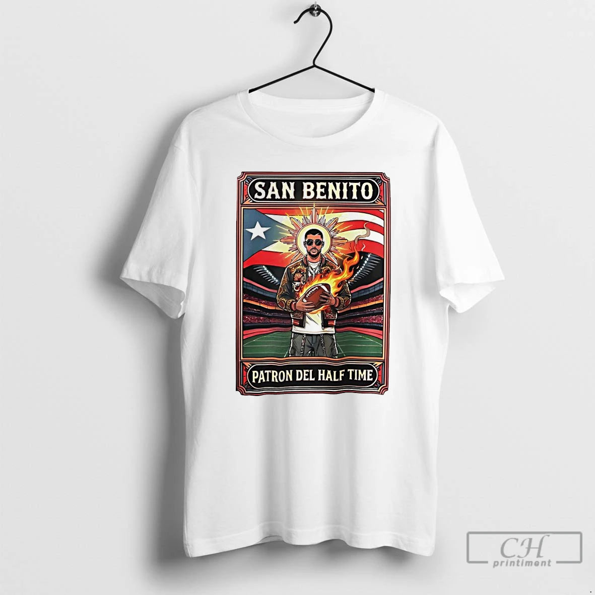 Premium Benito Bowl San Benito Patron Del Halftime Pr Boricua T-Shirts, Hoodie, Sweatshirt | PopFlextees.com