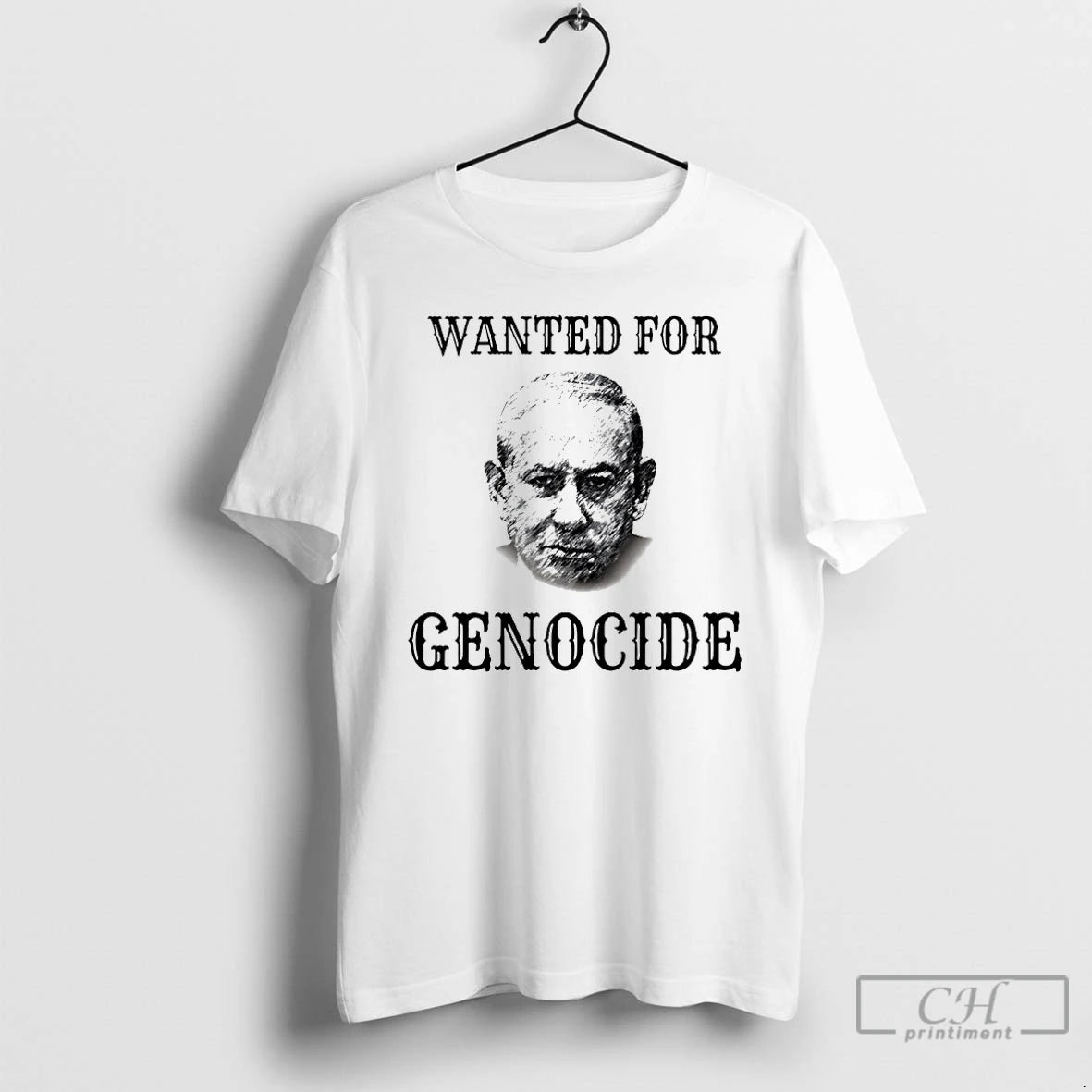 Premium Benjamin Netanyahu Wanted For Genocide T-Shirts, Hoodie, Sweatshirt | PopFlextees.com