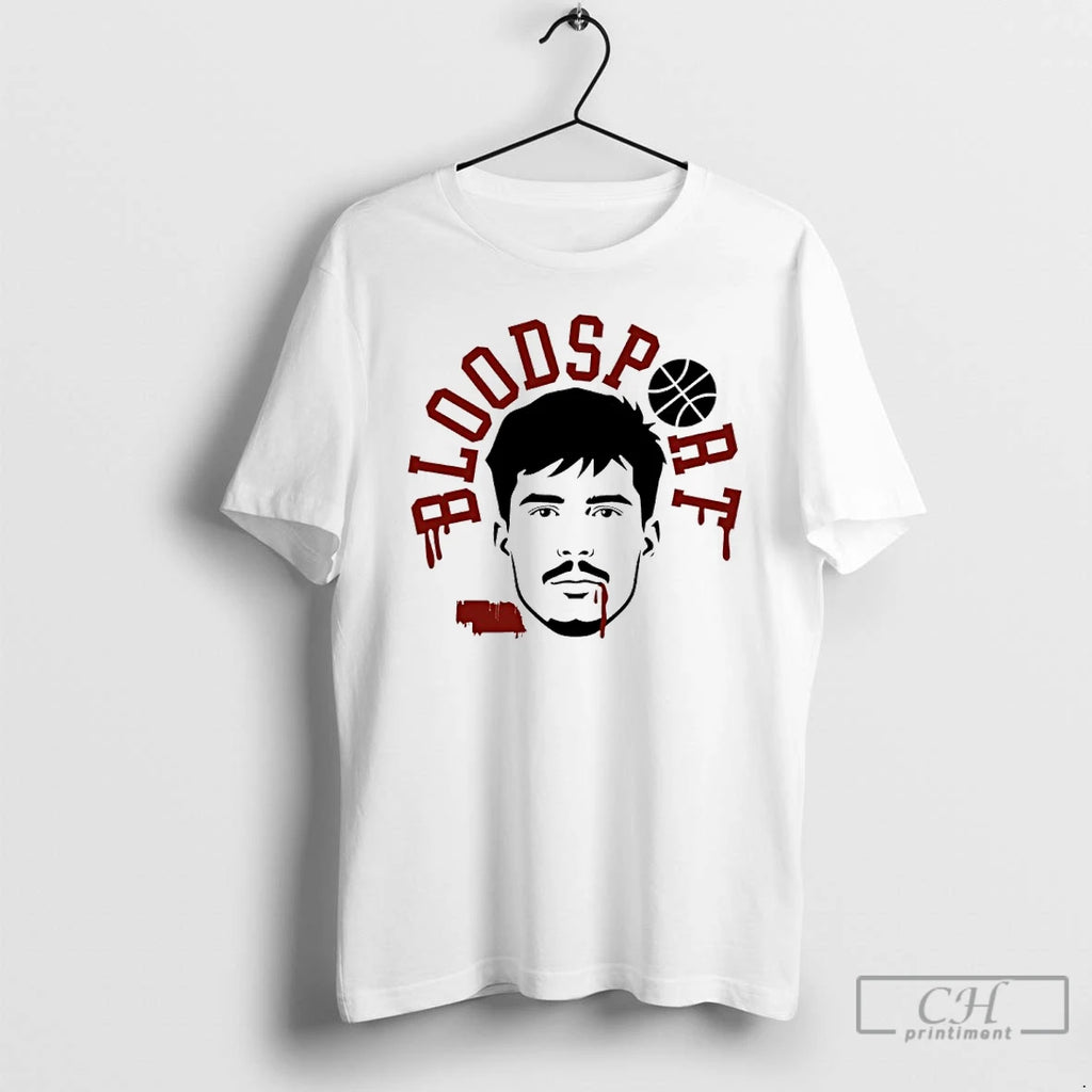 Premium Berke Buyuktuncel Bloodsport Nebraska Basketball T-Shirts, Hoodie, Sweatshirt | PopFlextees.com