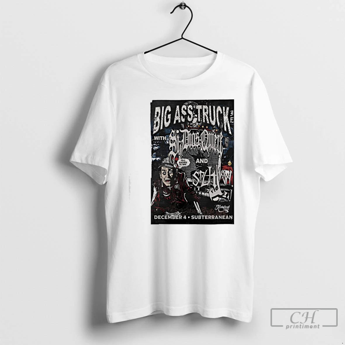 Premium Big Ass Truck Dec 4th 2025 Subterranean In Chicago Il T-Shirts, Hoodie, Sweatshirt | PopFlextees.com